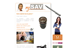 Tablet Screenshot of mysav.fr